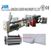 PC Hollow Structure Board Lock Sunshine Panel Extrusion Machine